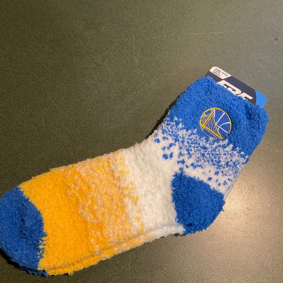 Golden State Warriors FBF Originals Women’s Socks NBA Fan Soft NWT One Size - Picture 2 of 7